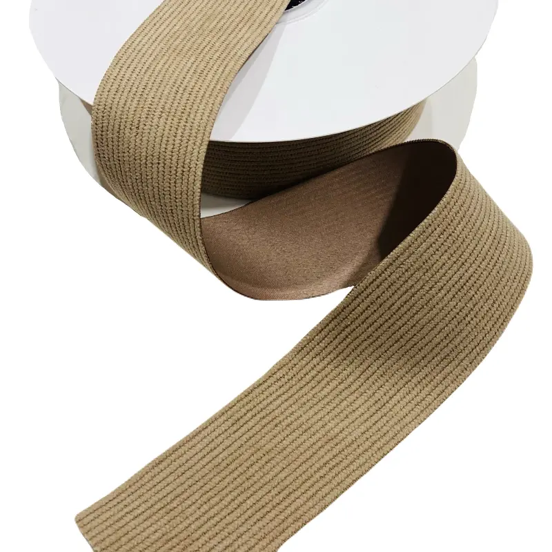 Fita de Veludo Cotelê (Dupla face) de 38mm (Venda Por Metros) - Marron 139