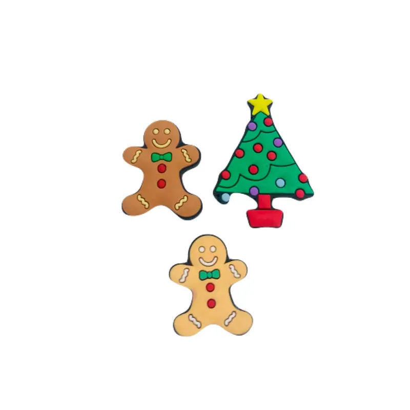 Aplique de silicone natalinos por unidade - Boneco Marron