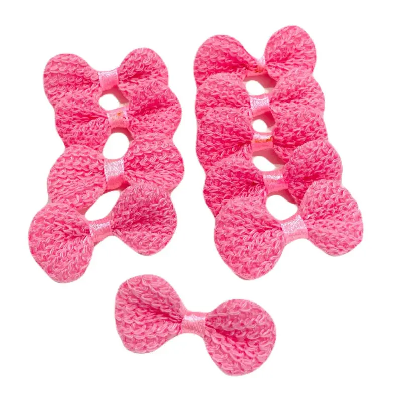 Lacinho de Crochê - Rosa
