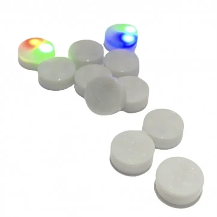 Botão Led Piscante com Três Modo de Piscar de 22mm X 7mm uma Unidade