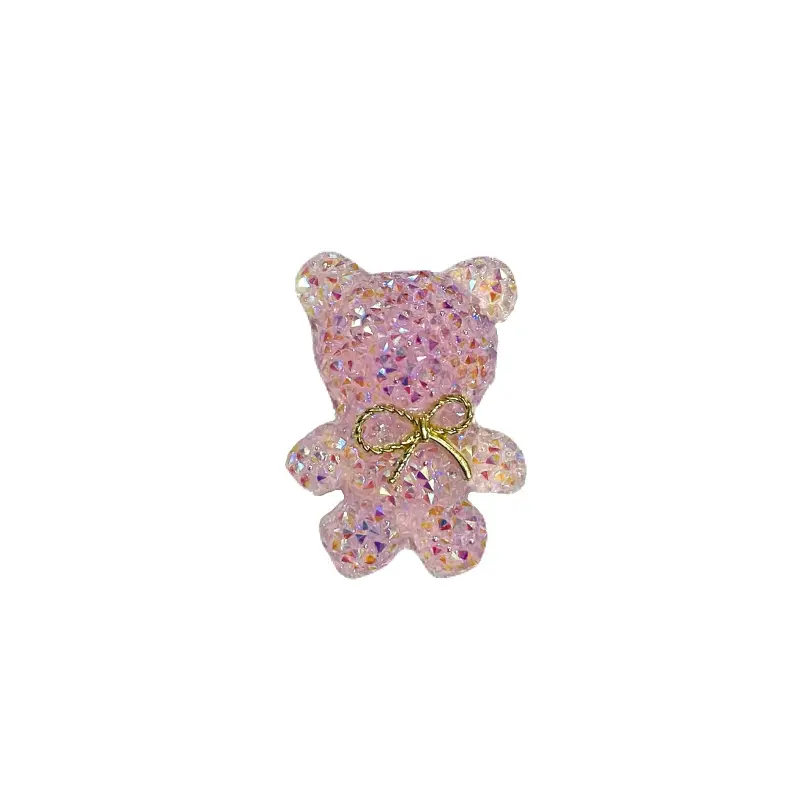 Aplique de Ursinho em Resina de 2,5cm X3,5cm