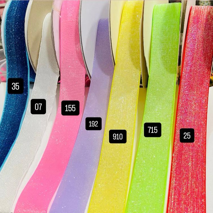Fita Lurex Esponjada de 38mm 1 Metro
