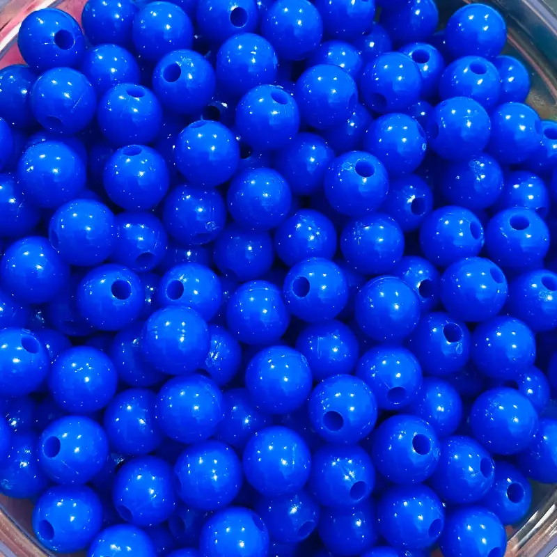 Bolas Leitosas Furo Passante para Pulseiras ou Colares