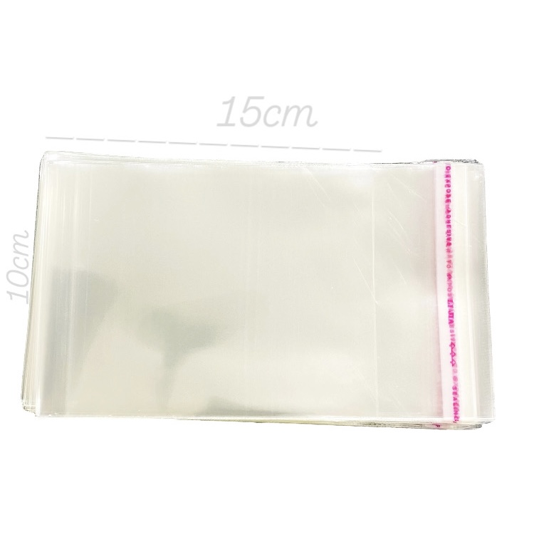 Embalagem Adesiva Transparente 10cm X 15cm 100 unidades