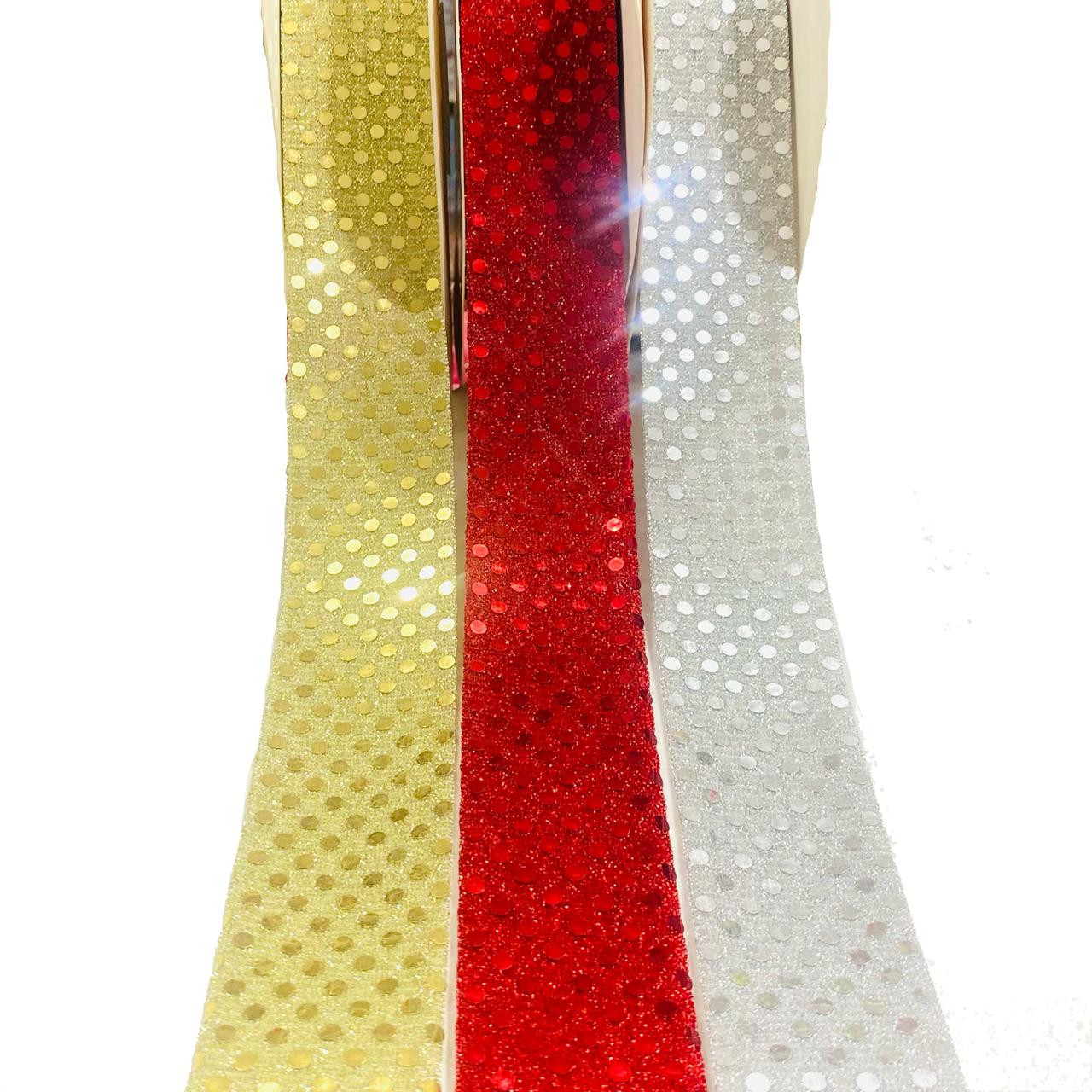 Fita Lurex de Paetê 38mm 1 metro