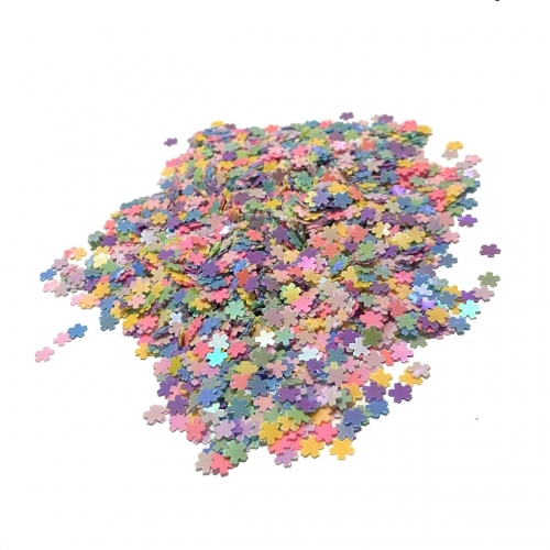 Apliques Confetes Paetê FLOCOS CANDY de 5mm com 15 gramas Ref - CONF5FL
