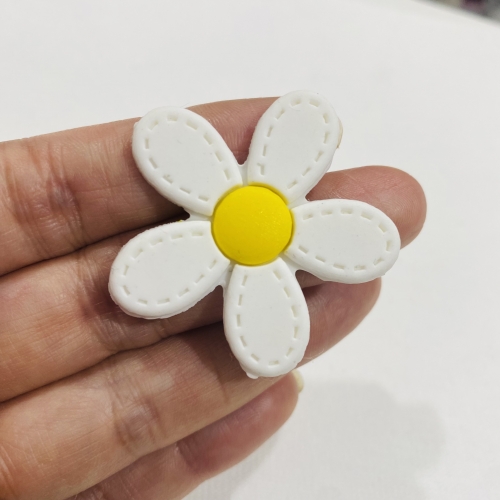 Aplique em Silicone Flor por Unidade de 4x4 cm - A4028