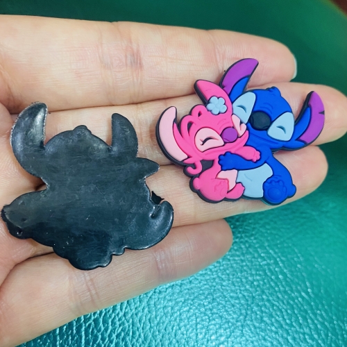 Aplique em Silicone STICH CASAL de 4,0x3,5cm 1 unidade Ref - AF0104