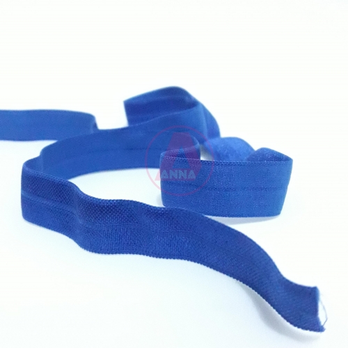 Elástico de Viés Azul Marinho Cor-153 15mm 1 Metro