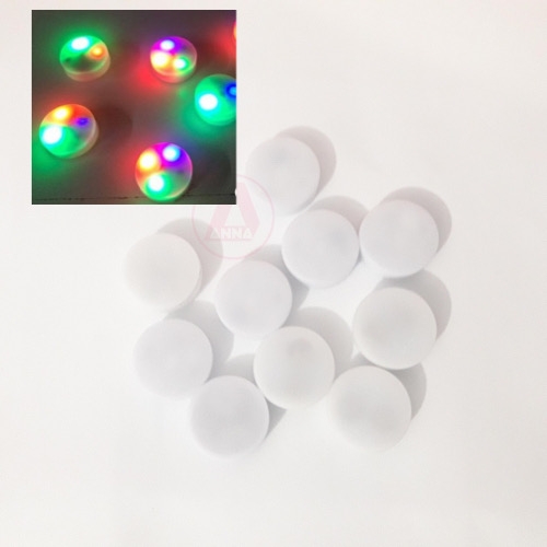 Led luz Colorida para Laços com 3 cores e 3 modos de pisca tamanho 2,2cm venda por unidade